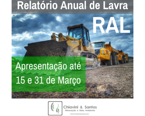 Relatório Anual de Lavra (RAL)
