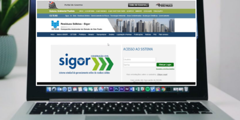 SIGOR – Sistema Estadual de Gerenciamento Online de Resíduos Sólidos